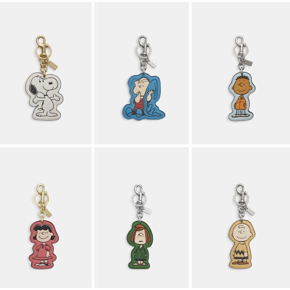 Coach x Peanuts 2025 Peppermint Patty Bag Charm Keychain - Picture 5 of 12